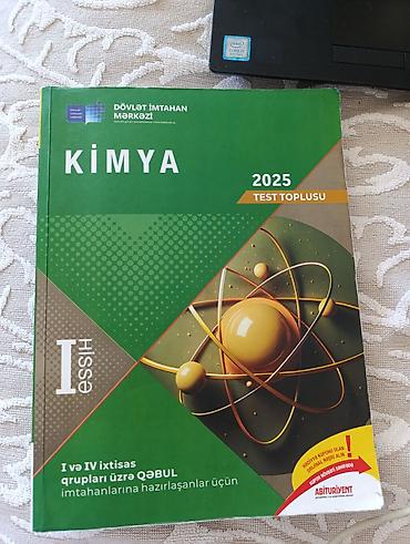 Məhsul: Kimya 2025 – Test Toplusu (Hissə I) - Nəşriyyat/İnstitut