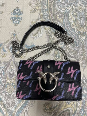 Классические сумки: Очень красивая сумка Pinko😍 с длинной цепью, качественная фурнитура