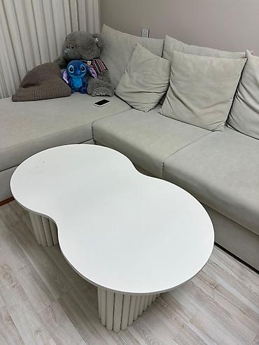 Oval masa, Açılmayan, Təkərsiz, MDF — 5