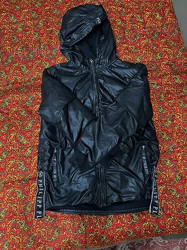 pull and: Мужская куртка Philipp Plein с капюшоном - Цвет: черный — 3