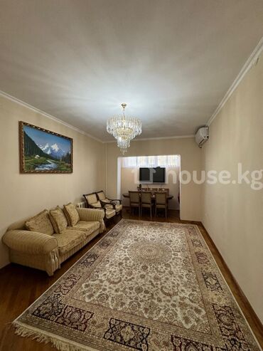 3 комнатная квартира продажа: 3 бөлмө, 80 кв. м, 106-серия, 6 кабат, Евроремонт