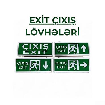 elan lovhəsi: Çıxış (exit) lövhəsi Şəhər: Bakı Məhsul kateqoriyası: Yol hərəkəti — 1