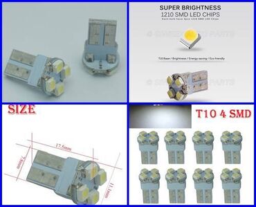 Tuning & Styling: Slika 1 120din Led sijalica T10 smd 4 (1) bela boja 12v, 1w