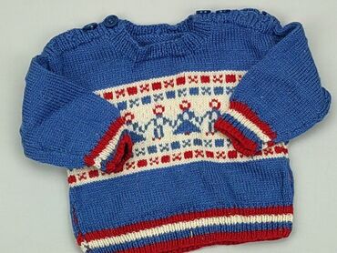 szydełkowy sweterek: Sweter, 0-3 m, stan - Dobry