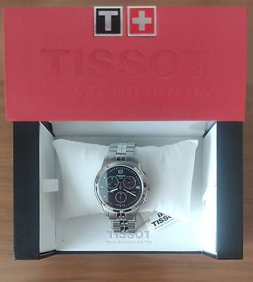мельхиор цена: Новый, Наручные часы, Tissot, цвет - Черный — 1