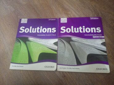 диск игра: Solutions 2nd edition Oxford книга по английскому фиолетовая две