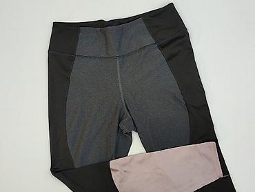 leginsy ecru: H&M Sport, Legginsy Sportowe damskie, rozmiar L — 1