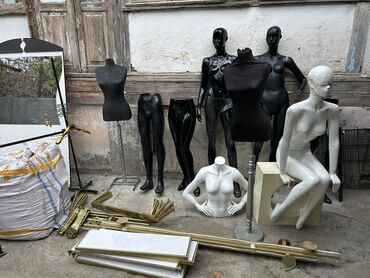 Manekenlər: Qadın, Plastik, plastmas, Qara — 10