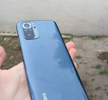 бампер на телефон флай: Xiaomi Redmi Note 10S, цвет - Синий