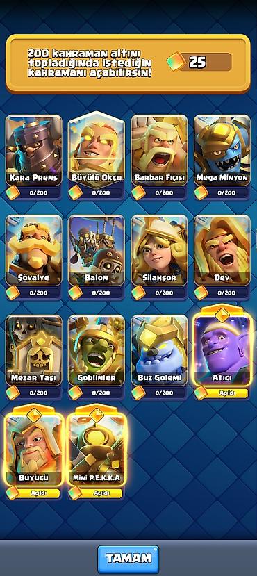 imagine dragon: Clash Royale oyun hesabı - Arena: 16 (Celladın Mutfăğı), 5500+ kupa - — 7