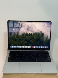 macboo: Ноутбук, Apple, 32 ГБ ОЗУ, Apple M1 Pro, 14 ", Б/у, Для работы, учебы, память SSD