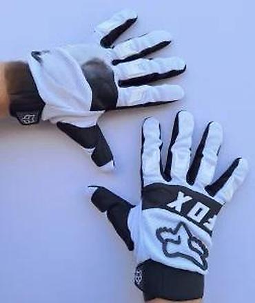 Oprema za bicikliste: FOX motocross/biciklističke rukavice – crno/belo - Lagane i — 13