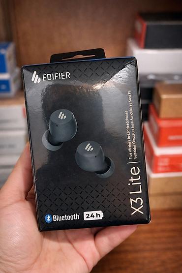 Qulaqcıqlar: Yeni Simsiz (Bluetooth) Qulaqcıqlar, Edifier, rəng - Qara — 1