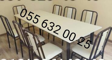 Bağ, çöl masa və oturacaq dəstləri: Yeni, Kvadrat masa, 4 stul, Açılmayan, Stullar ilə, Metal, Azərbaycan — 9