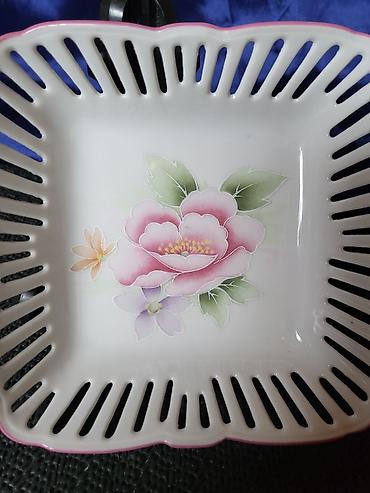 Ostalo posuđe: Nova dekorativna cinija iz 90ih. Reutter Zapadna Nemacka. Dekorativna — 3