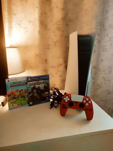 PS5 (Sony PlayStation 5): Pultun stikləri bir az yeyilib, amma üzlükdə (çexolda) ideal görünür — 1