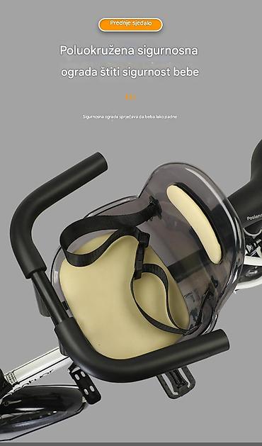 Dodaci za bicikl: Prednje dečije sedište za bicikl - Montaža na gornju cev rama ispred — 8