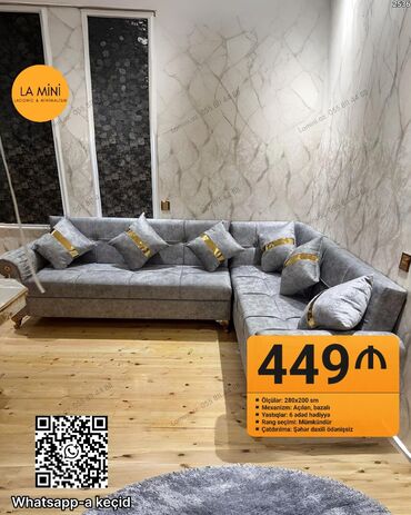 Komodlar: Künc divan, Divan, Bazalı, Açılan