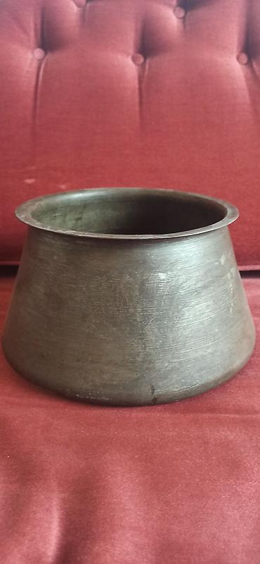 iran peci işləmiş: Qazan, rəng - Boz, Mis, 24 sm — 1