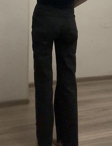 женские жинцы: Черные женские джинсы LSW JEANS - Посадка: высокая - Крой: прямой — 3