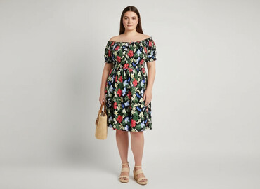 sukienki swing plus size: Generation, Sukienka damska, rozmiar XL