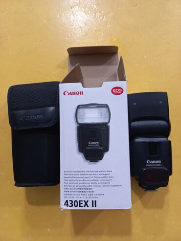 Фото жана видеокамералар: Продаётся фотовспышка canon 430 exii в идеальном состоянии полный