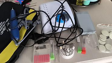 disk yonan aparat: Professional dırnaq aparatı və aksesuar dəsti - Stasionar elektrik — 1