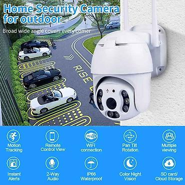 Wifi 3mp PTZ 360° kamera İCsee Yaddaş kartı yuvası, SD kart Funksiya — 5