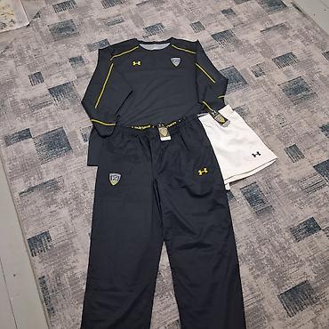штаны s: Мужской спортивный костюм, 2XL, Under Armour, Новый, цвет - Серый, Самовывоз — 1