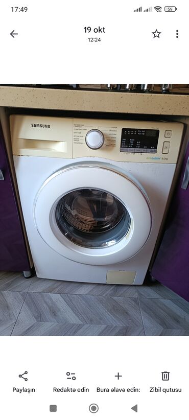 general max kondisioner: Стиральная машина Samsung, 6 кг, Автомат, Без сушки