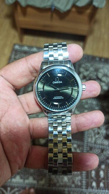 Qol saatları: İşlənmiş, Qol saatı, Omega, rəng - Gümüşü — 7