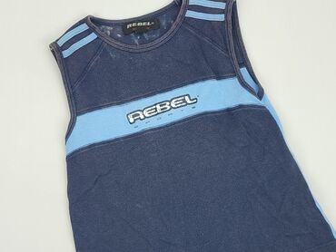 koszulka adidas niebieska: T-shirt, Rebel, 8 years, 122-128 cm, condition - Fair