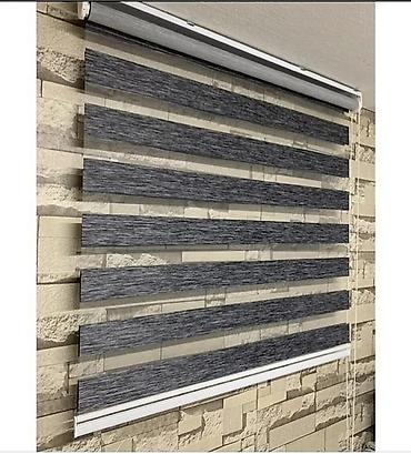 Jalüzlər: Zebra jalüz pərdələr - İkiqat (zebra) sistem: şəffaf və sıx — 12