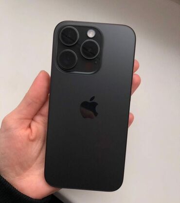 Apple iPhone: IPhone 15 Pro, Б/у, 512 ГБ, Black Titanium, Зарядное устройство, Защитное стекло, 88 %