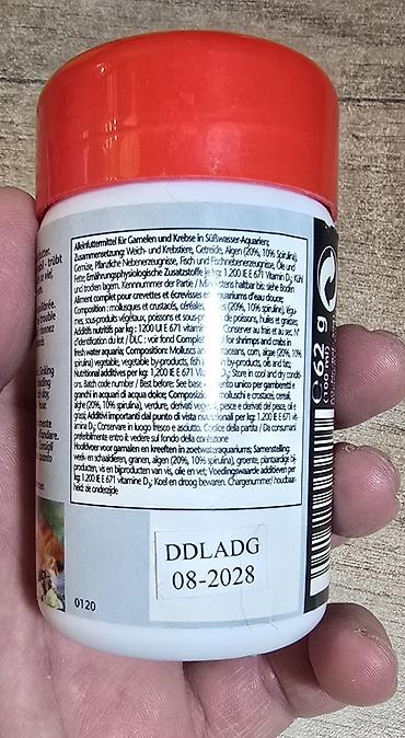 yosun satışı: Krevetka yemlərinə endirim! - JBL ProNovo Shrimps S, 100 ml – 20 — 2