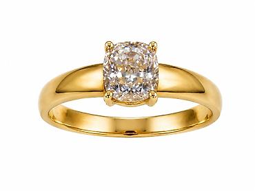 constantine meteor: Кольцо «Golden Cushion» из жёлтого золота 585 - Артикул: 25587 - — 1