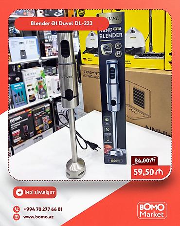 Blenderlər: 🔥 Blender Əl Duvel DL-223 ✅ Marka: Duvel ✅ Gücü: 1500 Vatt ✅ — 1
