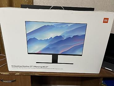 hdmi kabeli: Xioami, Mi 27inch FullHD 90hz monitor, VGA ve HDMI qoşulma — 3
