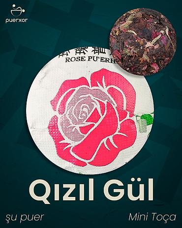 cen su: Şu Pu-er Mini Toça — Qızıl Gül Yunnan bölgəsindən gələn bu xüsusi Şu — 1