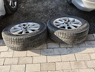 60: Комплект из 2 колес в сборе: оригинальные литые диски Hyundai + зимние — 2