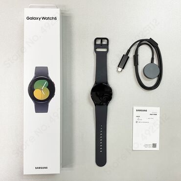 apple watch 5 44mm qiymeti: İşlənmiş, Smart saat, Samsung, Аnti-lost, rəng - Qara