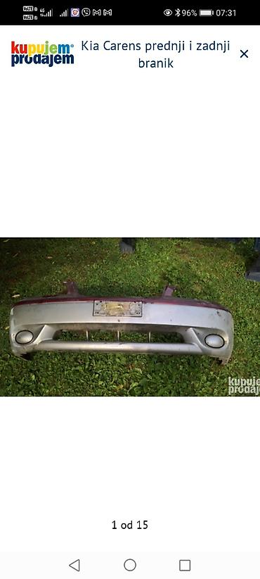 Ostalo: Kia Carens – prednji i zadnji branik - Komplet branika za Kia Carens — 1