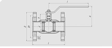 Другая сантехника: Кран шаровый соединение фланцевое, муфтовое, приварной размеры от Ду — 19