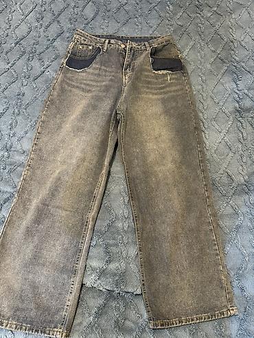 hamile walvari: Cins şalvar, Trendyolmilla, XL — 2
