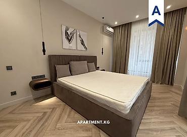 home: 3 комнаты, Асанбай мкр Агентство недвижимости, Без животных, от 6 месяцев, от 1 года, С мебелью полностью — 3