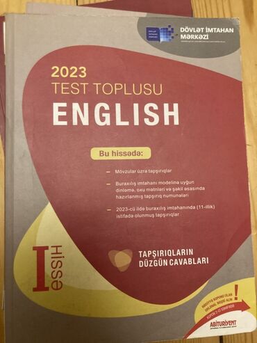 İngilis dili Testlər 11-ci sinif, 1-ci hissə, 2023 il