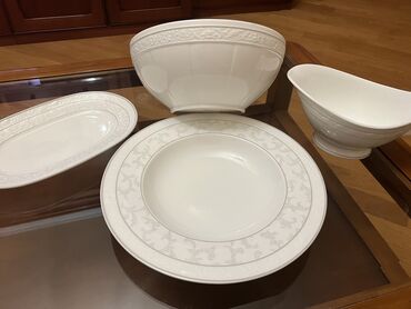 набор тарелок: Обеденный набор, цвет - Белый