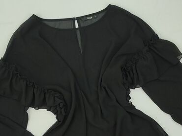 czarne bluzki plus size: ONLY, Women's blouse, size M (EU 38)