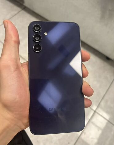 Samsung: Samsung Galaxy A15, 128 GB, rəng - Mavi, Barmaq izi, Face ID