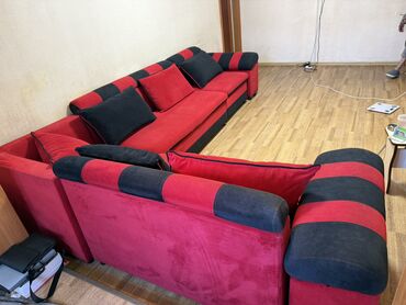 люльки для новорожденных: Раскладной диван, Б/у, Тройка, Велюр